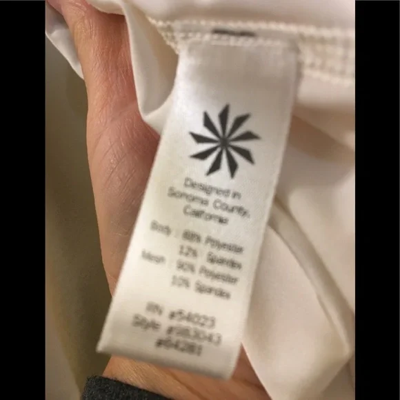 Athleta Forerunner Half Zip White Sweatshirt G. - Picture 8 of 14